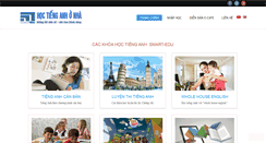 Desktop Screenshot of hoctienganhonha.com