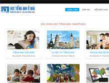 Tablet Screenshot of hoctienganhonha.com